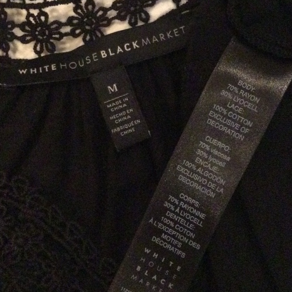 WHBM *B2G1F* long sleeve tee with boho vibe - Picture 5 of 9